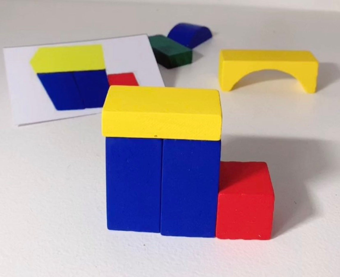 Autism SEN Occupational Therapy Block matching Imitation Etsy