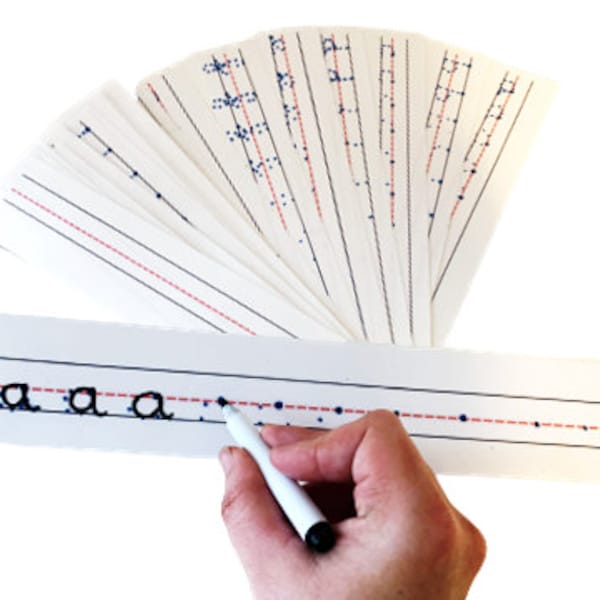 Laminated Tracing Worksheets Etsy