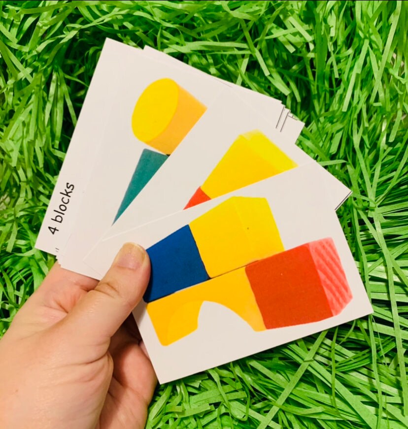 Autism SEN Occupational Therapy Block matching Imitation Etsy