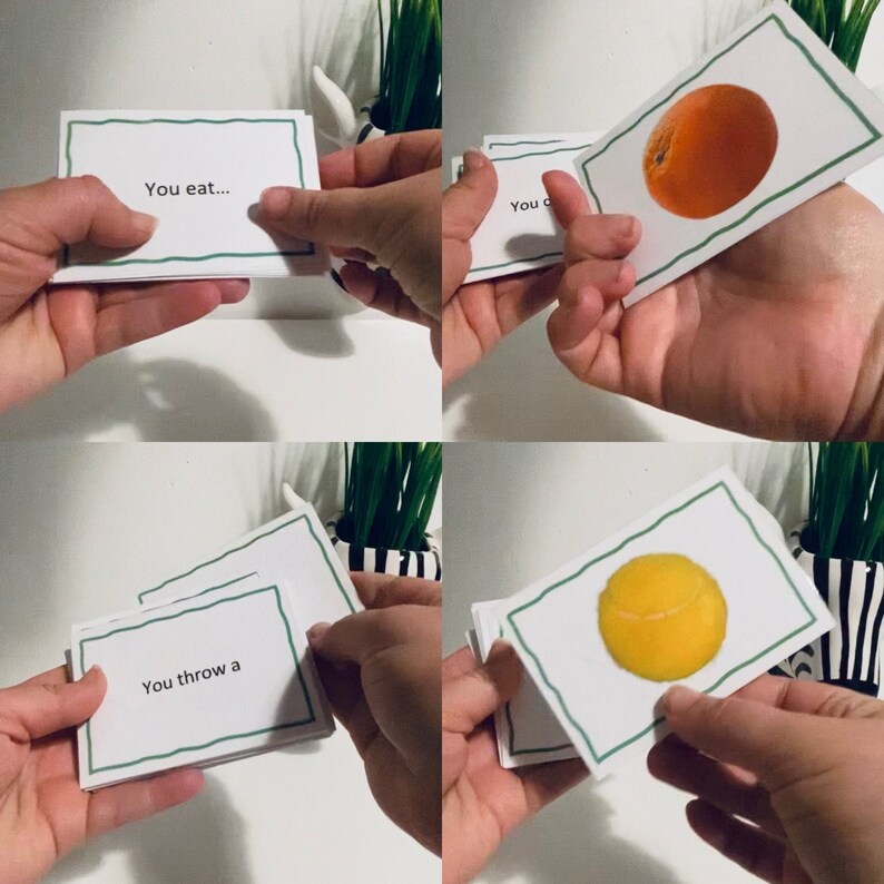 LRFFC ABA Resources Speech&language Flash Cards ABA Etsy