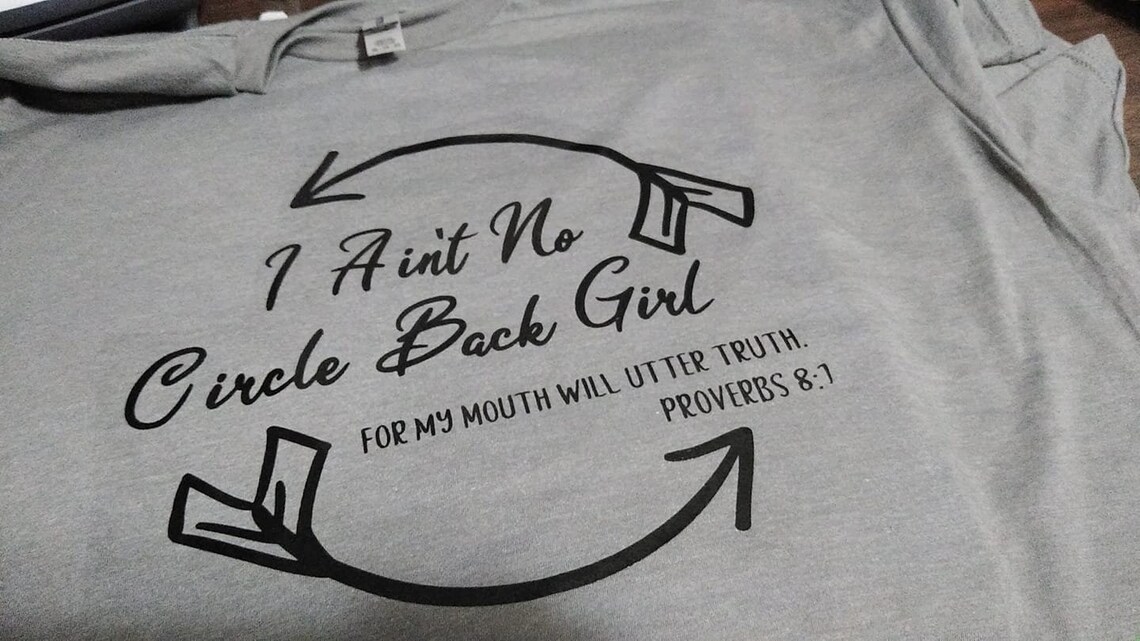 Circle Back Girl SVG Etsy