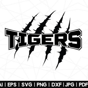 Tigers svg, Tigers Png, Tigers paw print svg, Tigers mascot svg, Tigers school spirit svg, Tigers school svg, Tigers mom svg, Cricut files