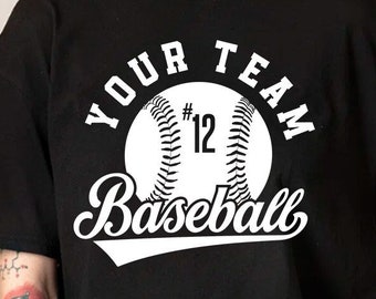 Baseball Team SVG, Baseball Player Template, Cricut Silhouette (Digital Files)