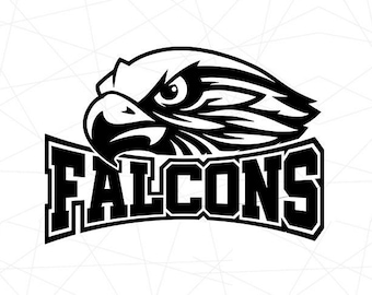 Falcons Pride SVG, School Spirit Vector (Digital Files)