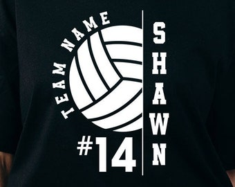 Personalized Volleyball Team SVG, PNG, Cricut Cut File (Digital Download)