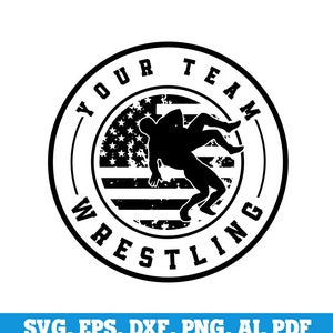 Wrestling Svg, Your Team Wrestling SVG, Wrestler SVG, Martial Arts Svg