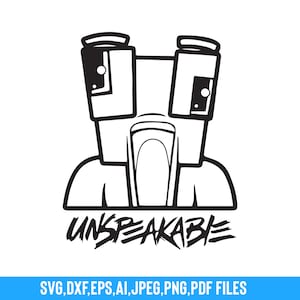 Unspeakable SVG, png, cricut, cut file, Instant digital download