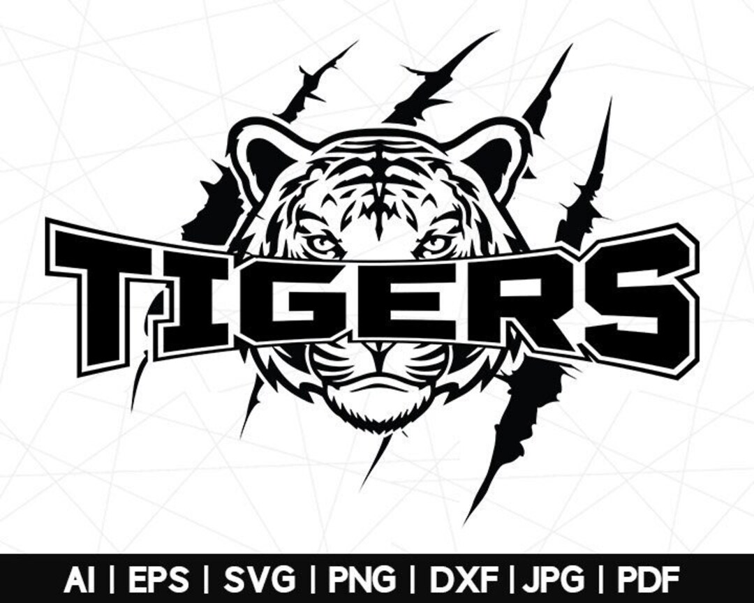 Tigers Svg, Tiger Png, Tigers Mascot Svg, Tigers Svg, Tigers School