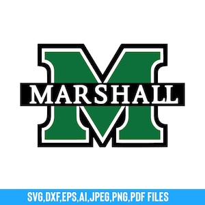 Marshall Svg, Marshall University SVG, PNG, Cricut, Silhouette Cut File, Glowforge, Instant Digital Download