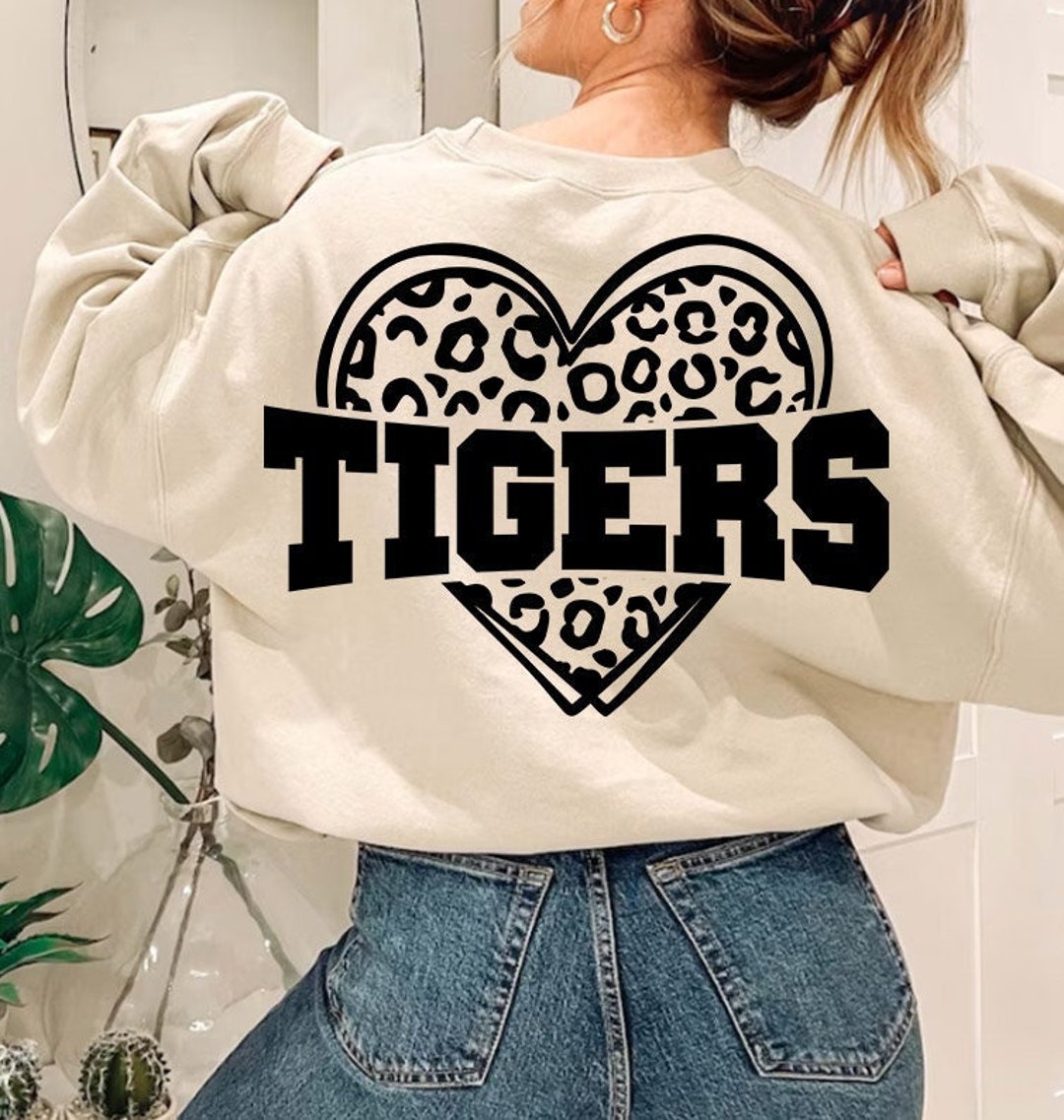 Tigers Svg, Tigers Png, Tiger Heart Svg, Tigers Mascot Svg, Tigers ...