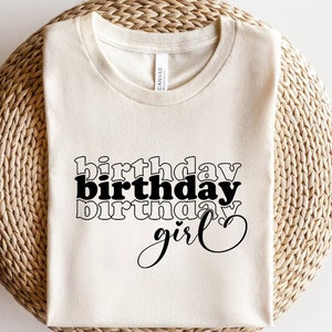 Birthday Girl SVG, Birthday Svg, Birthday Princess Svg, Happy Birthday Svg, It&#39;s My Birthday Svg, Birthday Shirt Svg PNG PDF