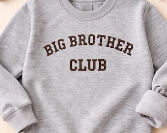 Sudadera bordada del club del hermano mayor