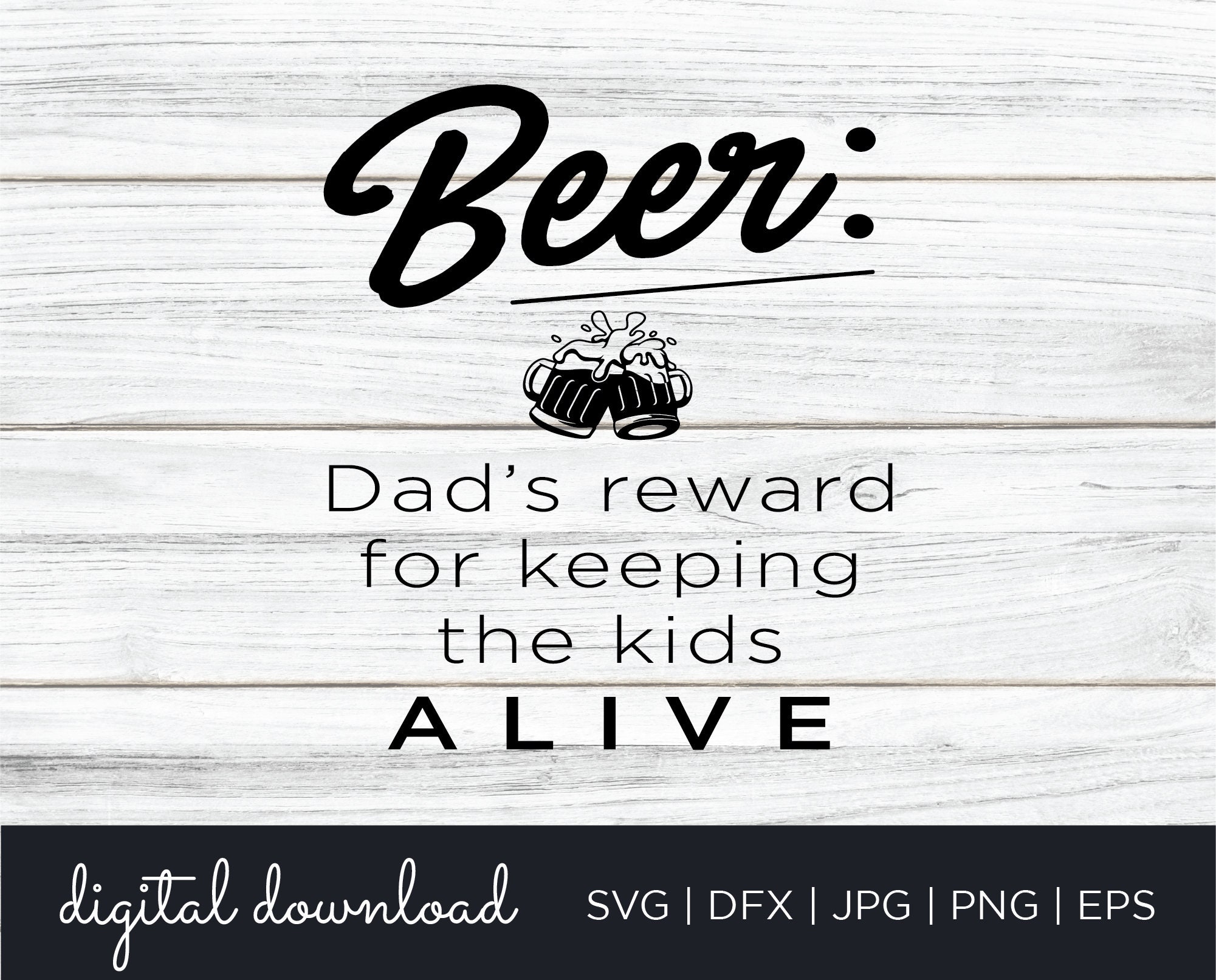 Download Dad's Beer SVG Fathers Day SVG Dad's Beer Reward For | Etsy