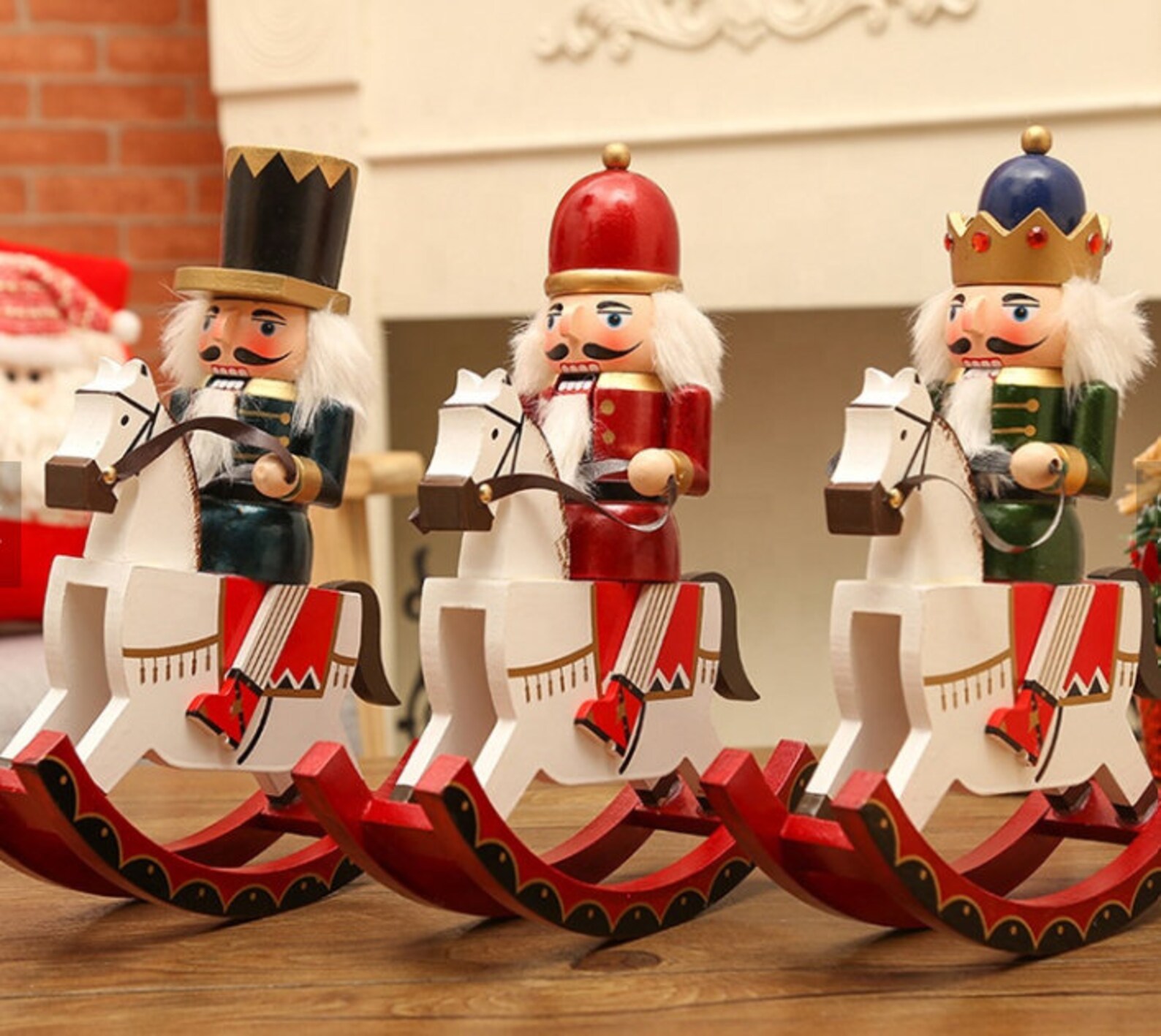 Large Nutcrackers 12'' Horse Riding Nutcrackers Etsy