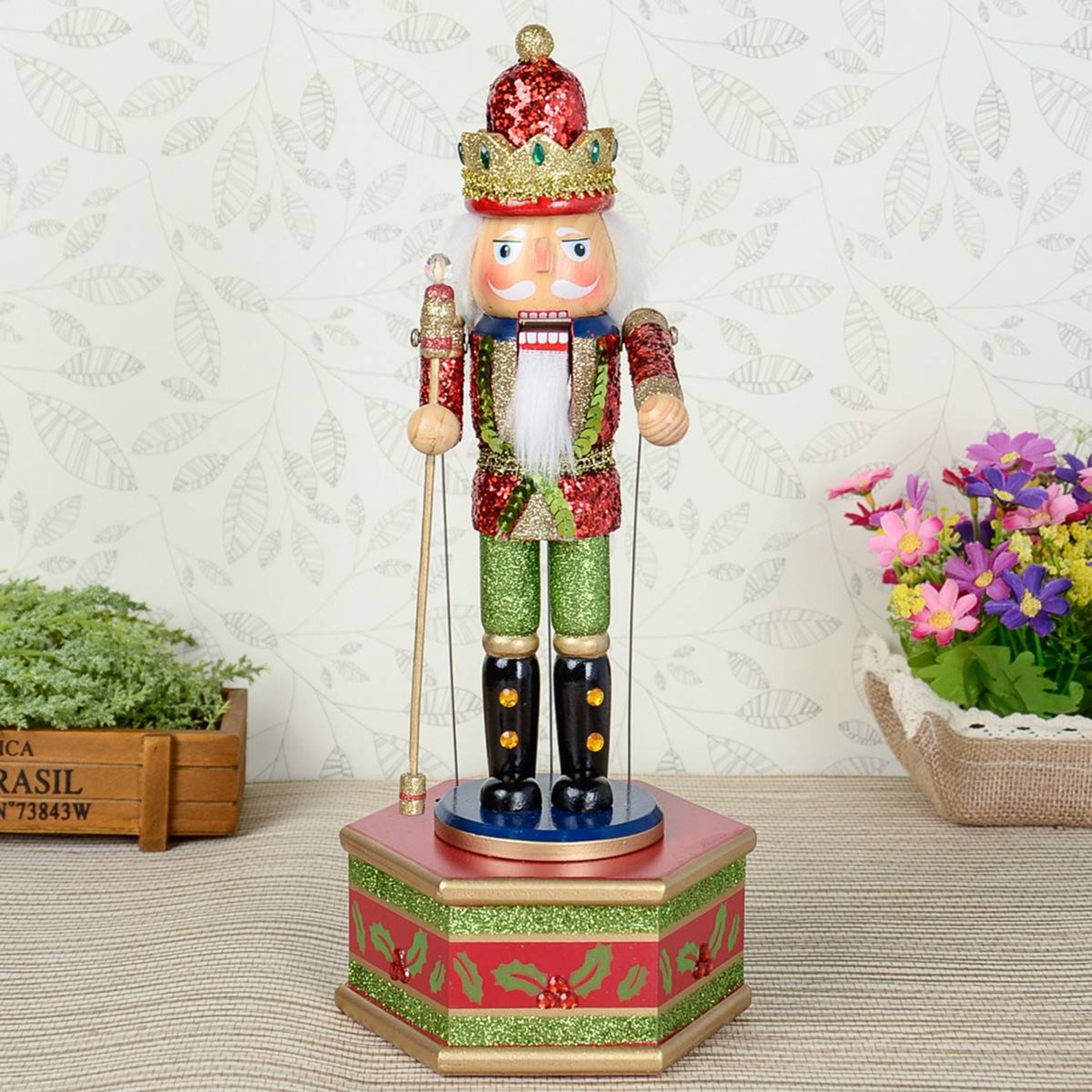 Large Nutcrackers Music Box 13'' Royal Nutcrackers Etsy