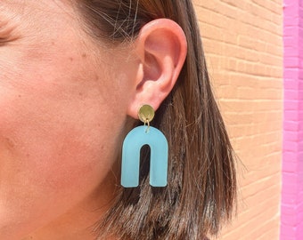 Be Bright Earrings / pendientes de declaración, pendientes de oro, pendientes de lujo, pendientes asequibles, regalo de bday, regalo para ella, joyas preppy