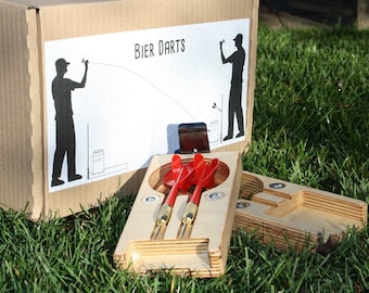 Bier Darts: Das Trinkspiel aus den Staaten, Made in Germany, Festival, Geschenk für Männer, Weihnachtsgeschenk, Spiel, Dartpfeile, Spaß