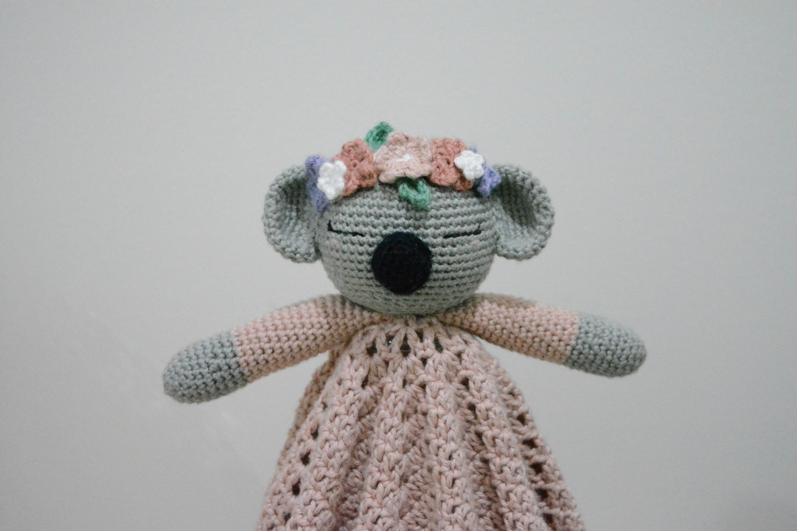Sleepy Koala Crochet Lovey Crochet Pattern PDF in English Etsy Canada