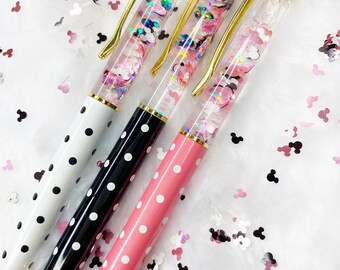 Floating Glitter Pens, Glitter Pens, Gifts for Her, Rainbow Set
