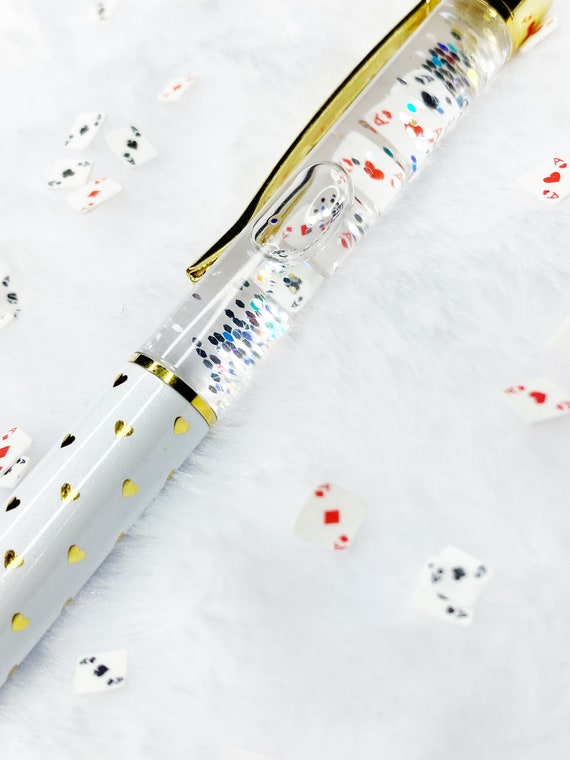 Glitter pens, Winter Snowflake, pretty pens, stationery, planner pens,  journal pens, student pens