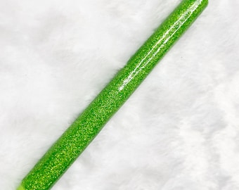 Lime Glitter Gel Pen: Refillable Inkjoy Pen