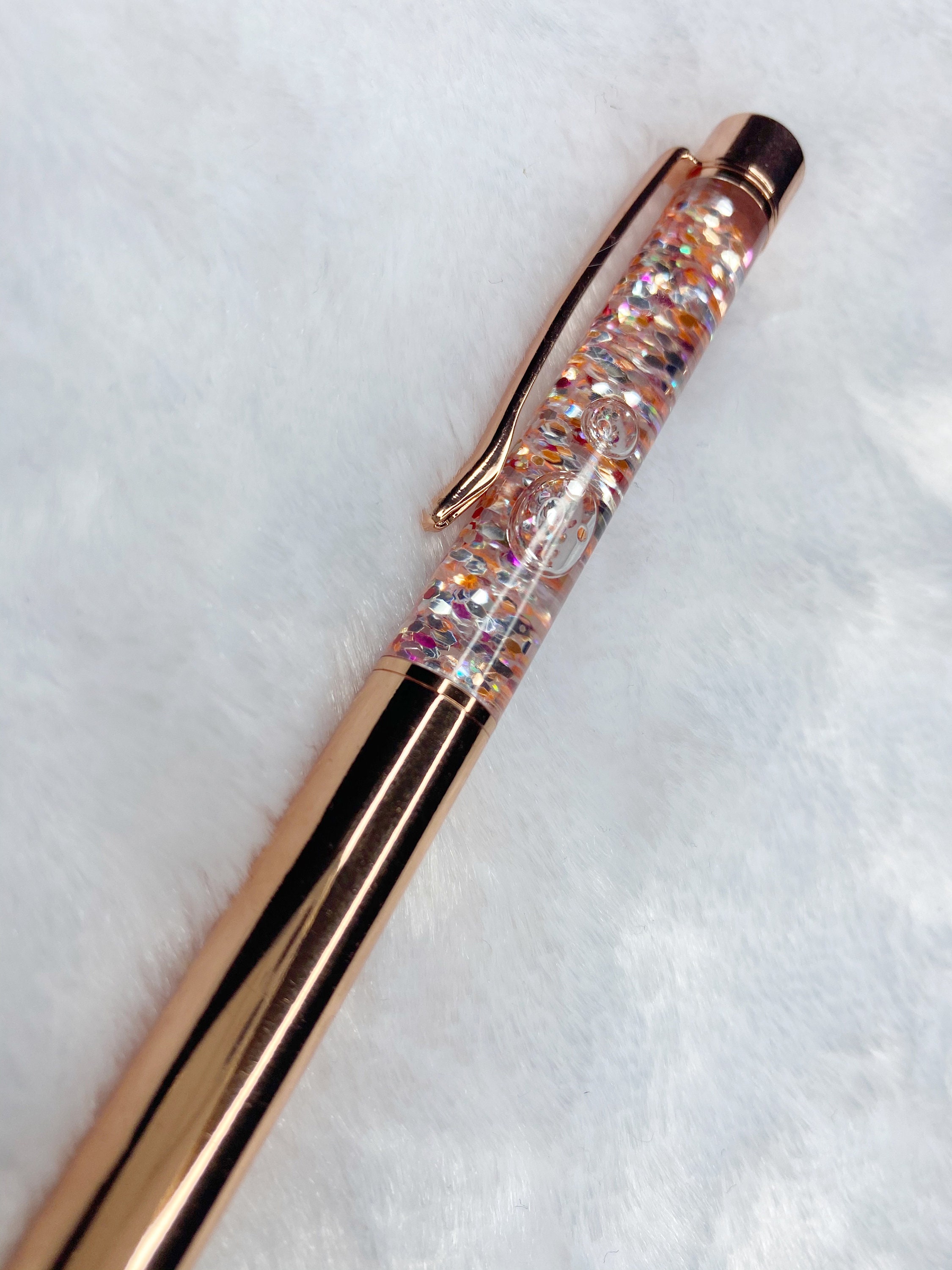 Glitter Pen gifts Floating glitter pens glitter pens rose Etsy