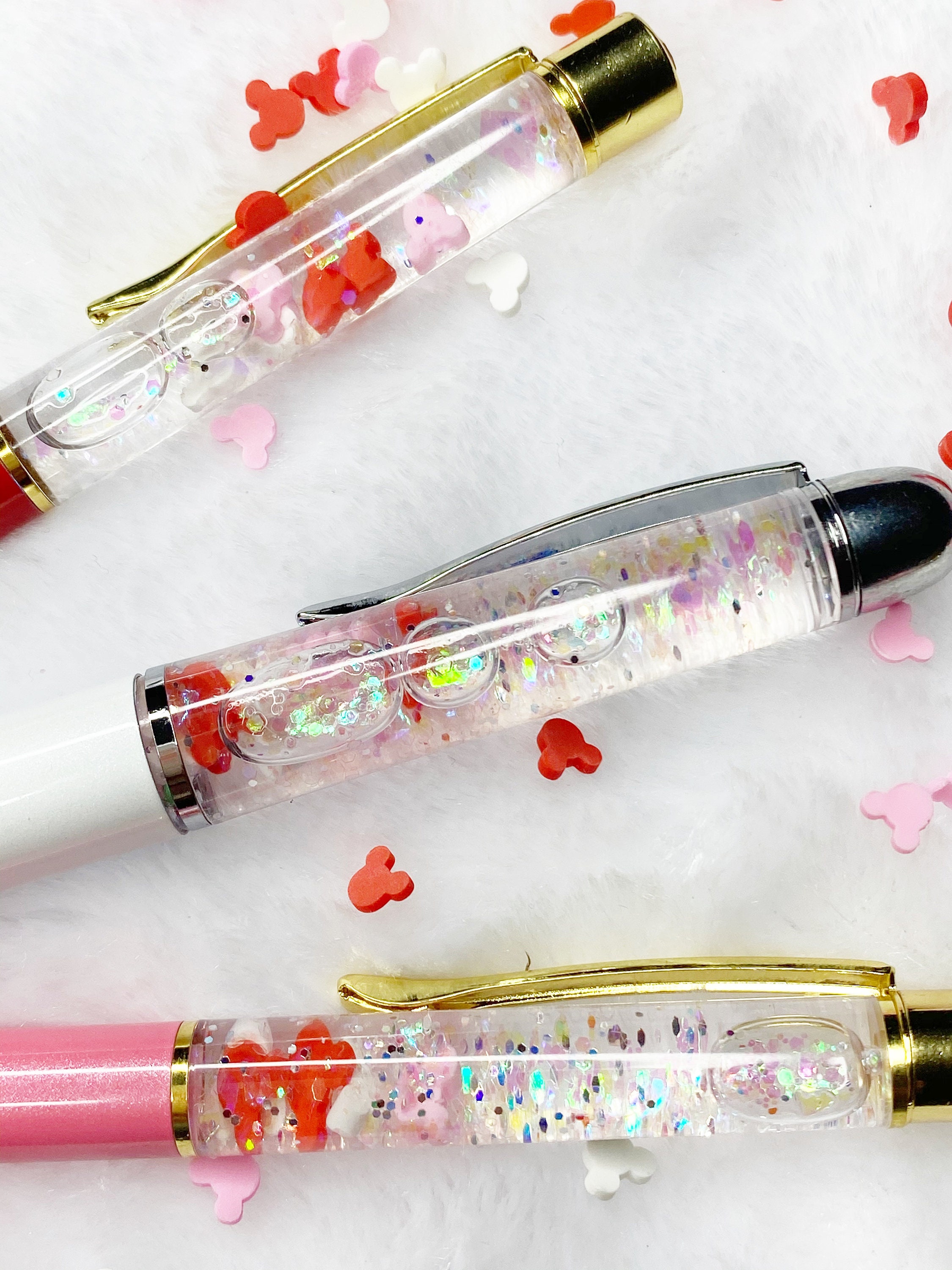 Glitter Pen, Ladybug Pen, Floating Glitter Pens, Pretty Pens