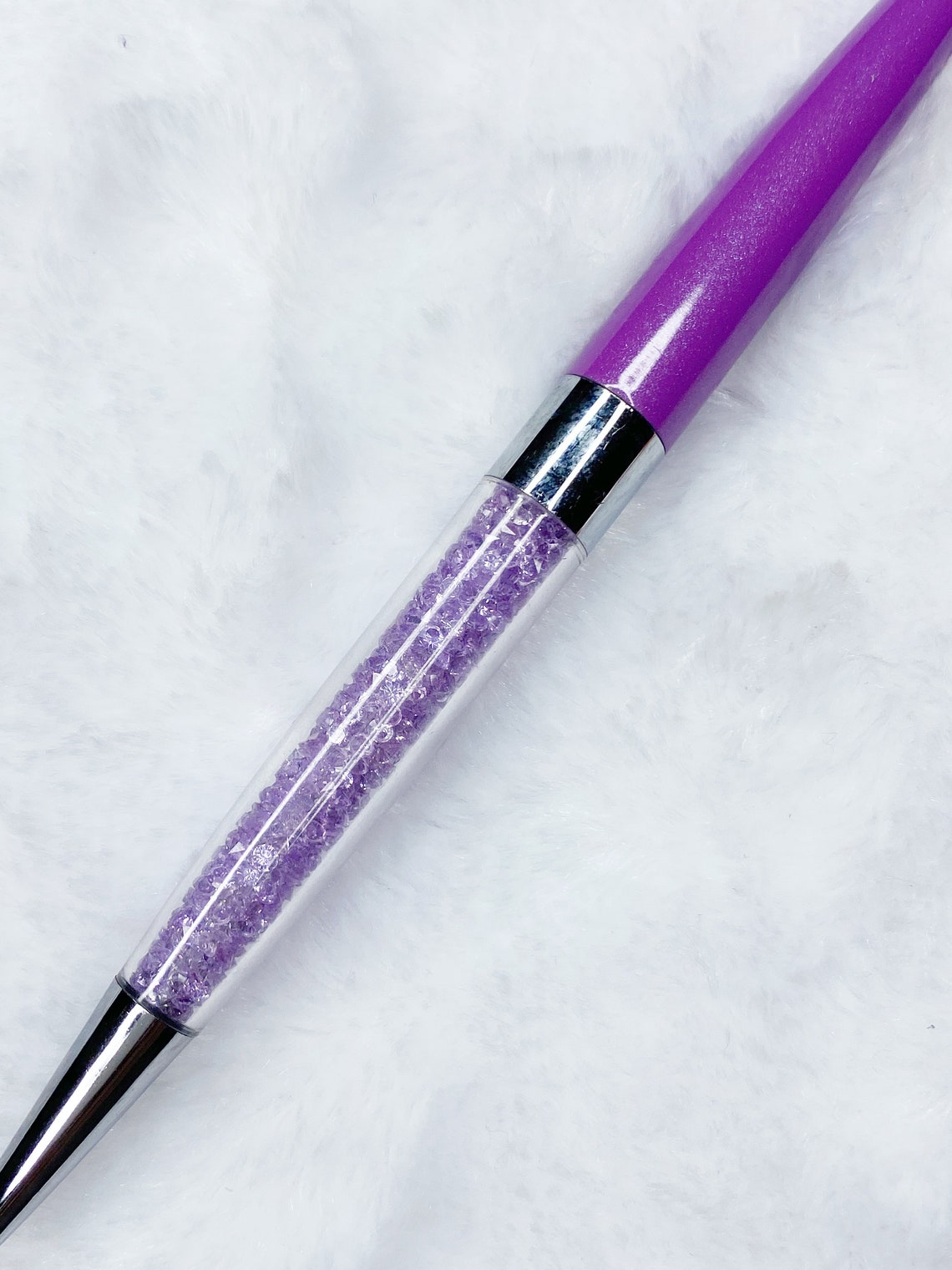 Plumas de cristal lila bolígrafos brillantes regalos para Etsy