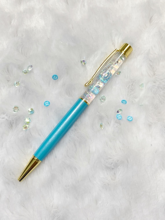 Rose Gold Glitter Pen, Coloured Glitter Pen, Luxury Pen, Gift for