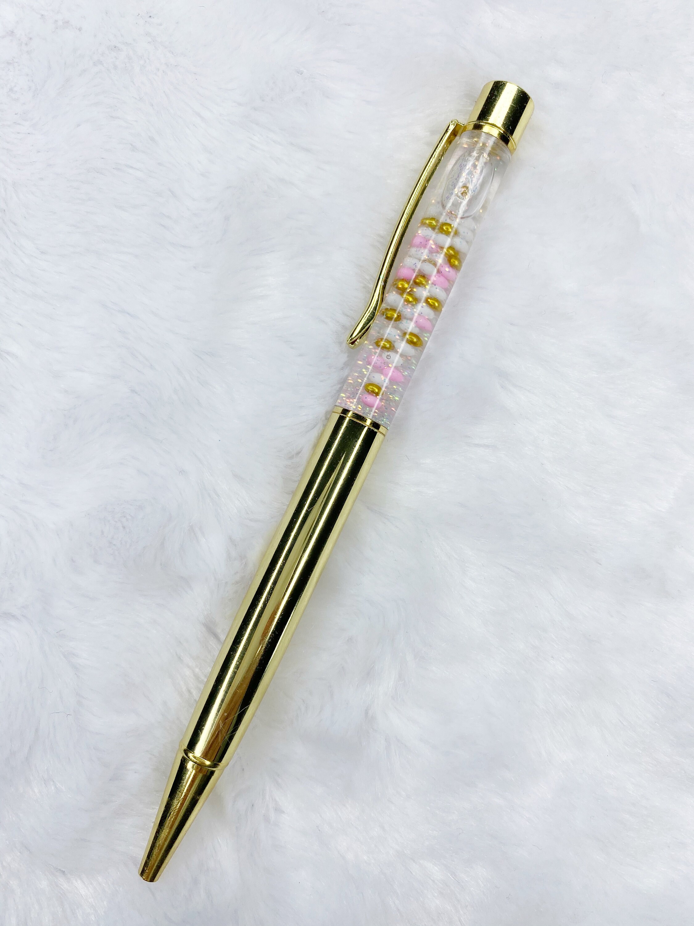 Rose Gold Glitter Pen, Coloured Glitter Pen, Luxury Pen, Gift for