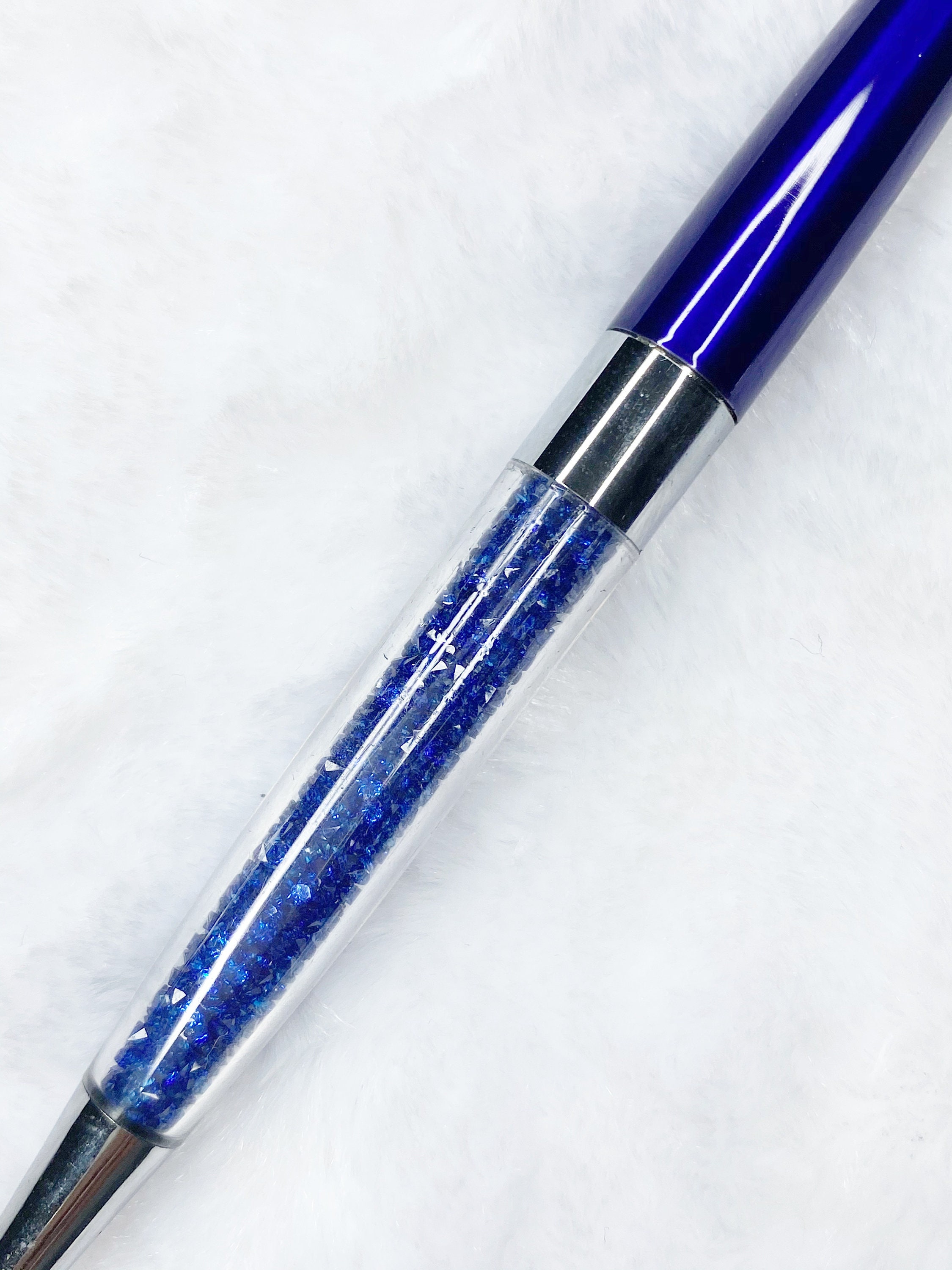 Royal Blue Crystal pens sparkly pens gifts for her admin Etsy