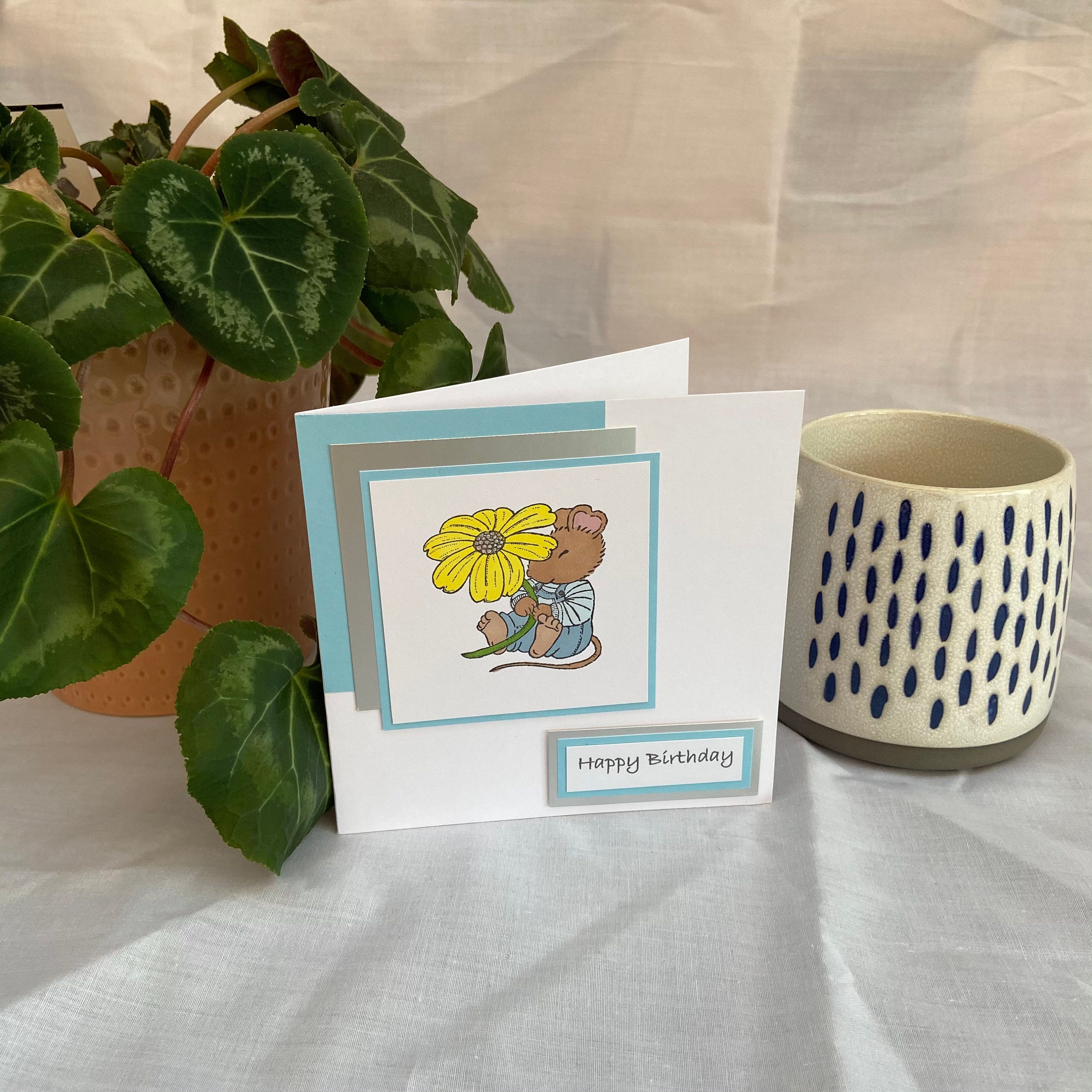 Handmade cute card Etsy