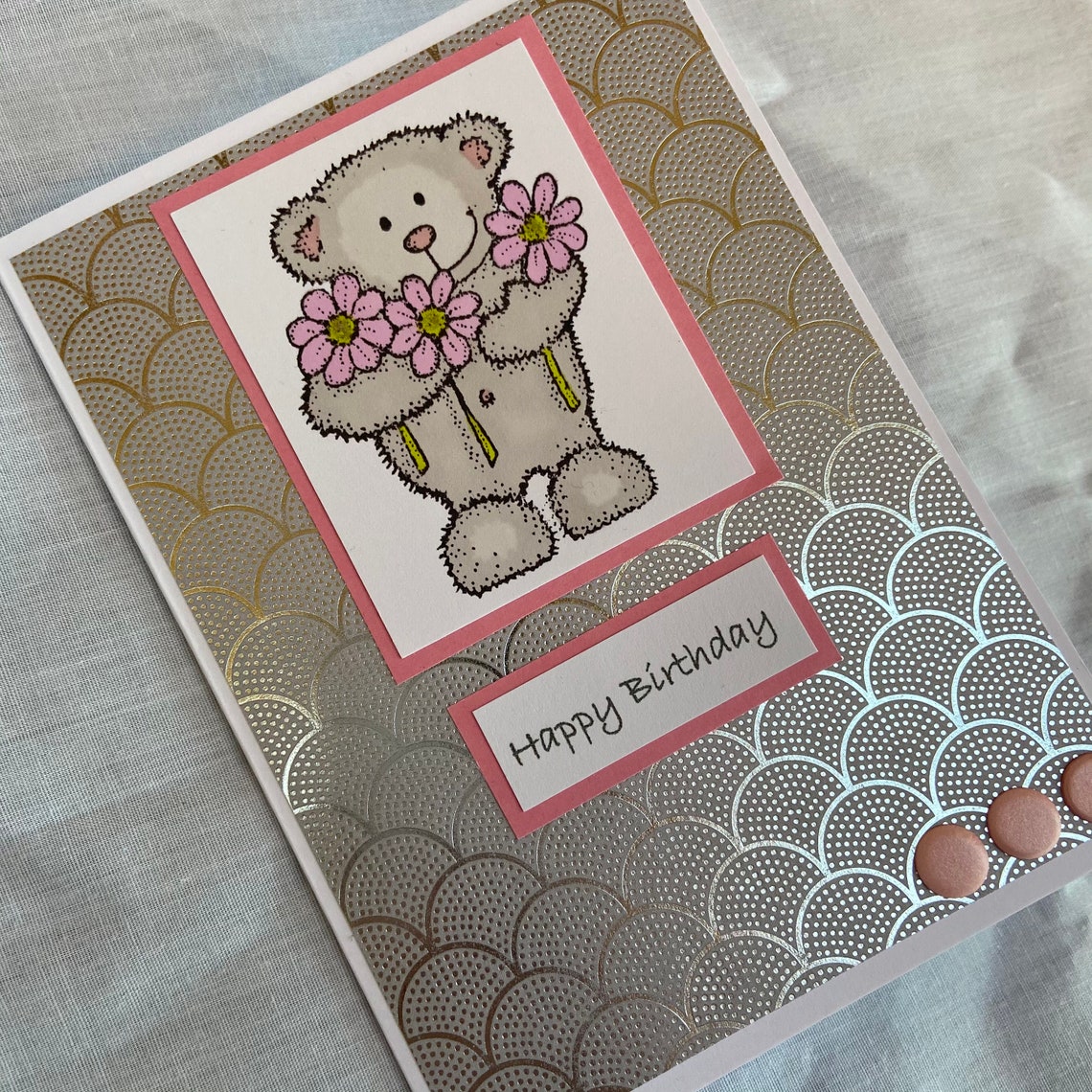 Handmade cute card Etsy