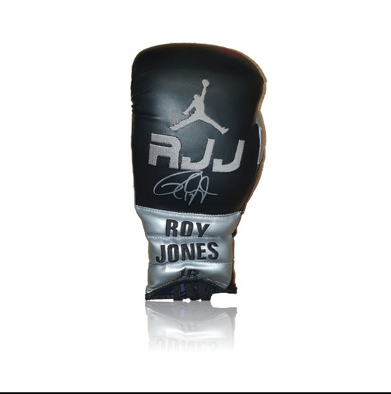 本物 roy jones ロイ ジョーンズ 直筆サイン グローブ ロイ・ジョーンズ・ジュニア直筆サイン入りブラックボクシンググローブ