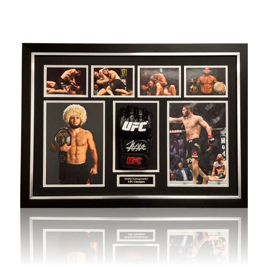 ハビブ・ヌルマゴメドフ直筆サイン入りMMAグローブ（デラックス