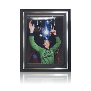 Bruce Grobbelaar Hand Signed 12” x 16” EURO Photo In Deluxe Frame