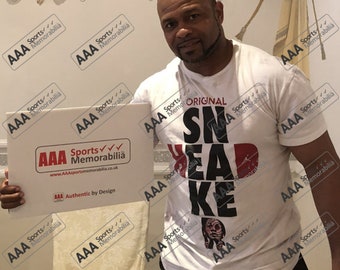 ロイ・ジョーンズ・ジュニア直筆サイン入りレッドボクシンググローブ