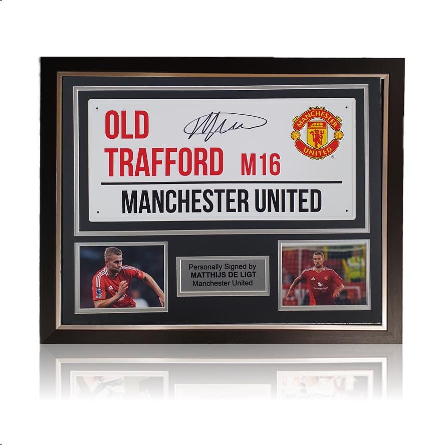 Matthijs de Ligt 直筆サイン入り「OLD TRAFFORD」サインイン THE