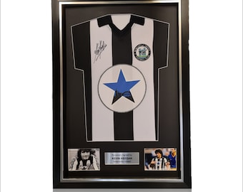 Kevin Keegan Hand Signed Newcastle United Shirt in Deluxe Classic Frame