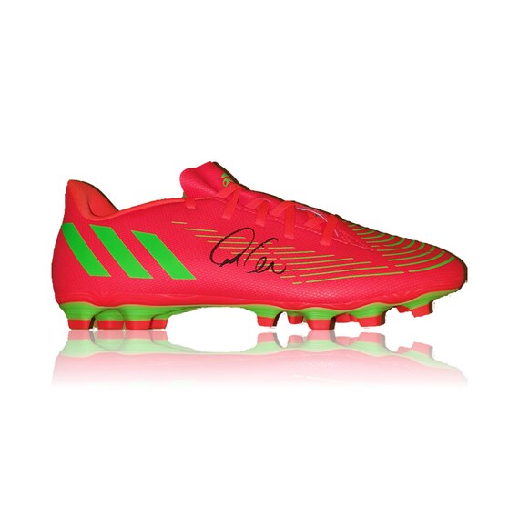 Thiago Alcantara Scarpa da calcio arancione autografata a mano Etsy Italia