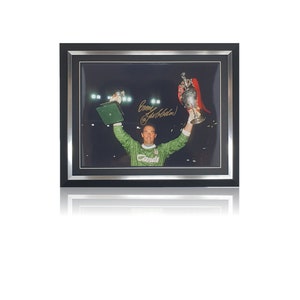 Bruce Grobbelaar Hand Signed 16” x 12” CELEBRATION Photo In Deluxe Frame