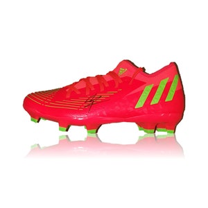 Stefan Bajcetic Hand Signed Orange Football Boot