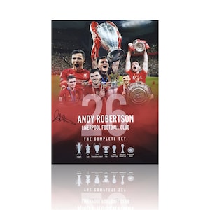 Andy Robertson Hand Signed 12&quot; X 16&quot; Montage