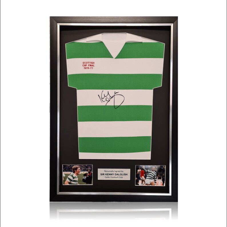 Kenny Dalglish Hand Signed 1976-77 Celtic FA Cup Final Shirt - Etsy