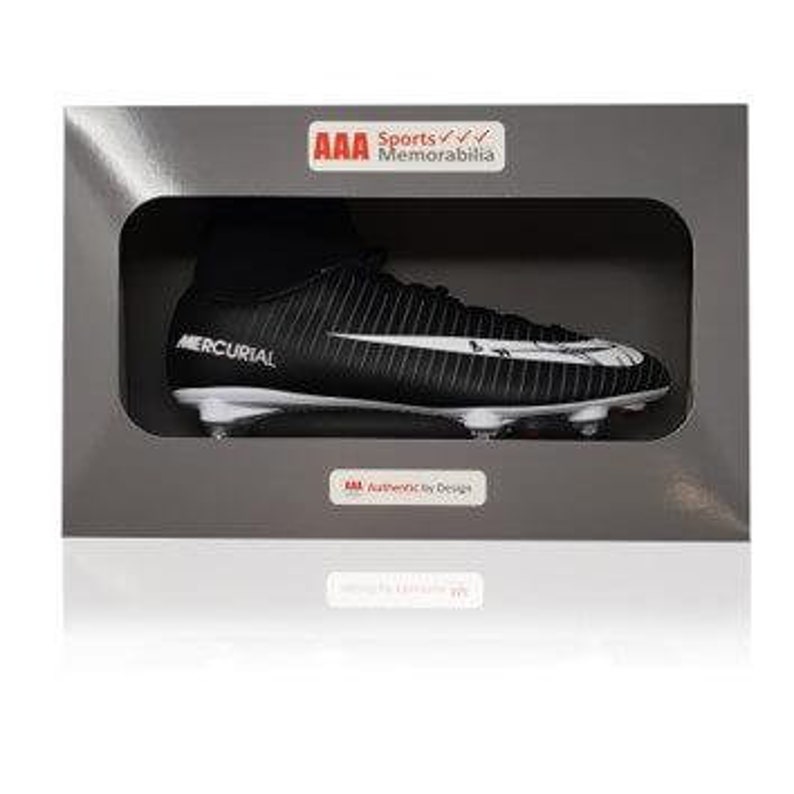 Naby Keita Hand Signed Black Nike Mercurial Football Boot in AAA Naby Keita Hand Signed Black Nike Mercurial Football Boot in AAA