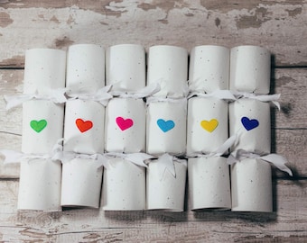 Love is all you need wedding crackers