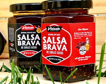 Salsa Brava family recipe  Olive Oil Authentic salsa roja chili oil spicy sauce spice hot sauce chili paste dressing handmade curry sauce