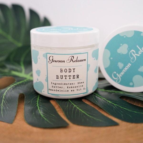 Opgeklopte bodyboter | Whipped Body Butter | Shea Butter | 100 gram | Geuren: Kokos, Vanille, Neutraal, Lavendel en Rozen | Zelfzorg