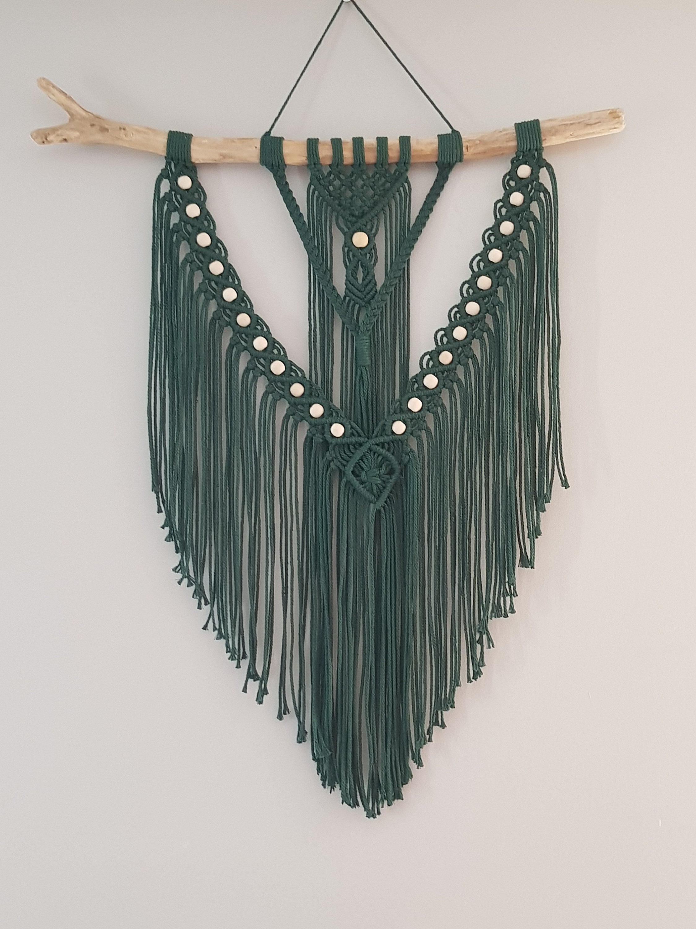 Macrame Mural Vert