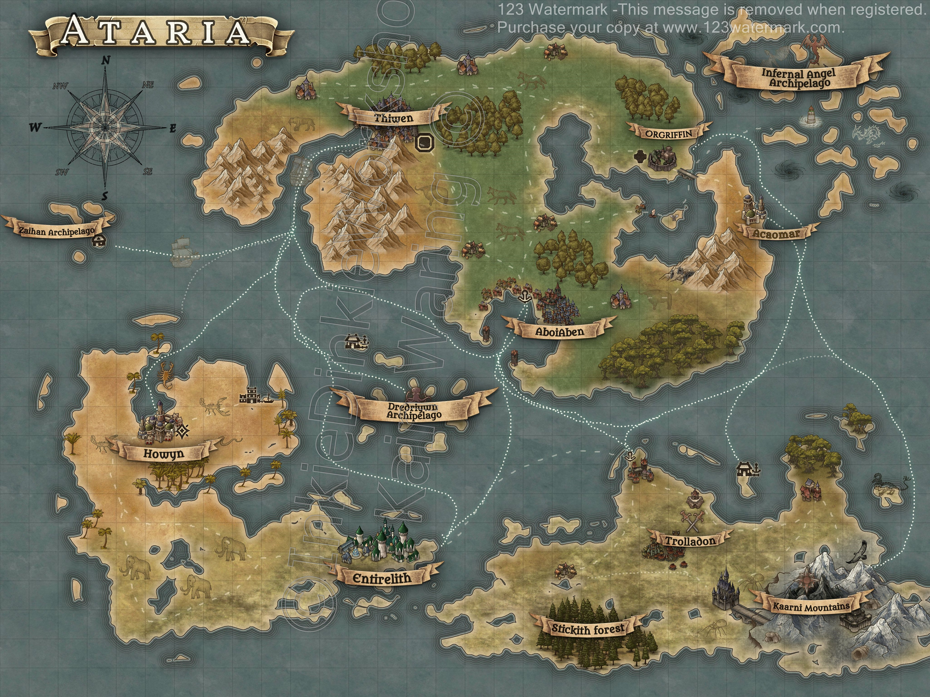 Dungeons and Dragons Maps Etsy